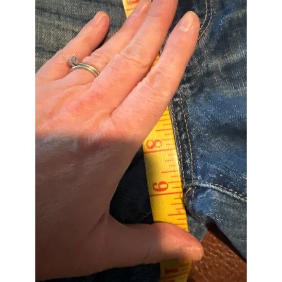 Paige Jimmy Jimmy Skinny Denim Shorts Size 28 Distressed Casual Summer - Picture 3 of 8